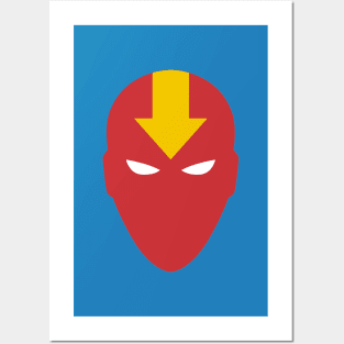 Red Tornado Mask Posters and Art